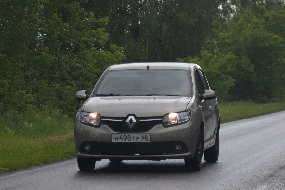 н 498 тр 68, Renault Logan 2nd gen Sedan (L8), 2013–