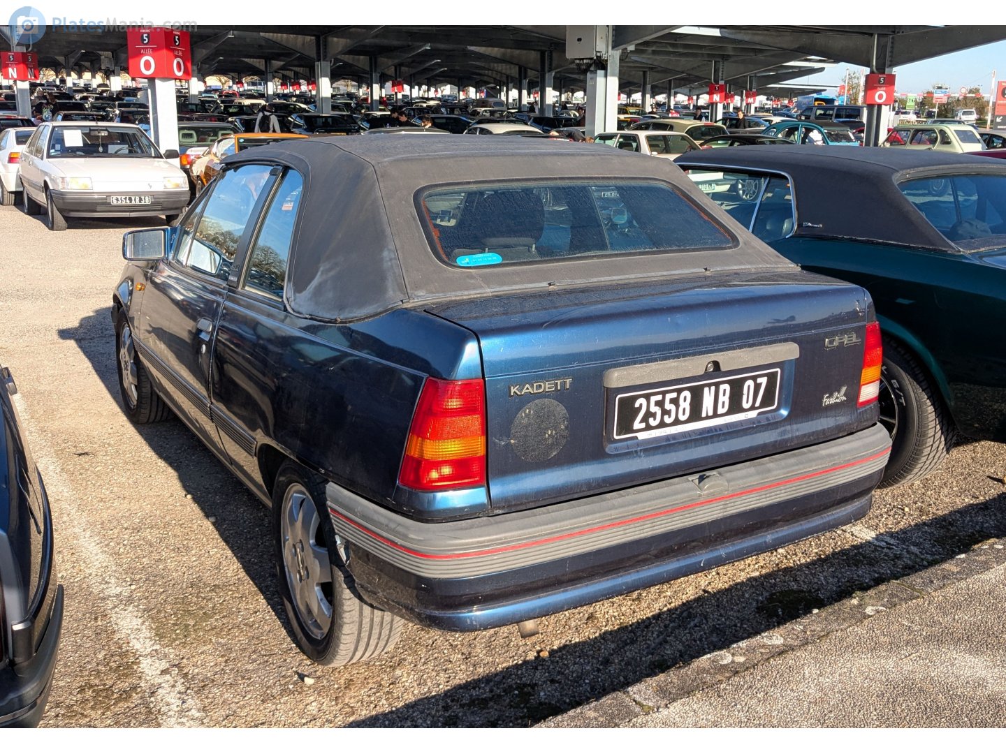 2558 NB 07, Opel Kadett 5th gen Cabrio (E; T85), 1986–1993