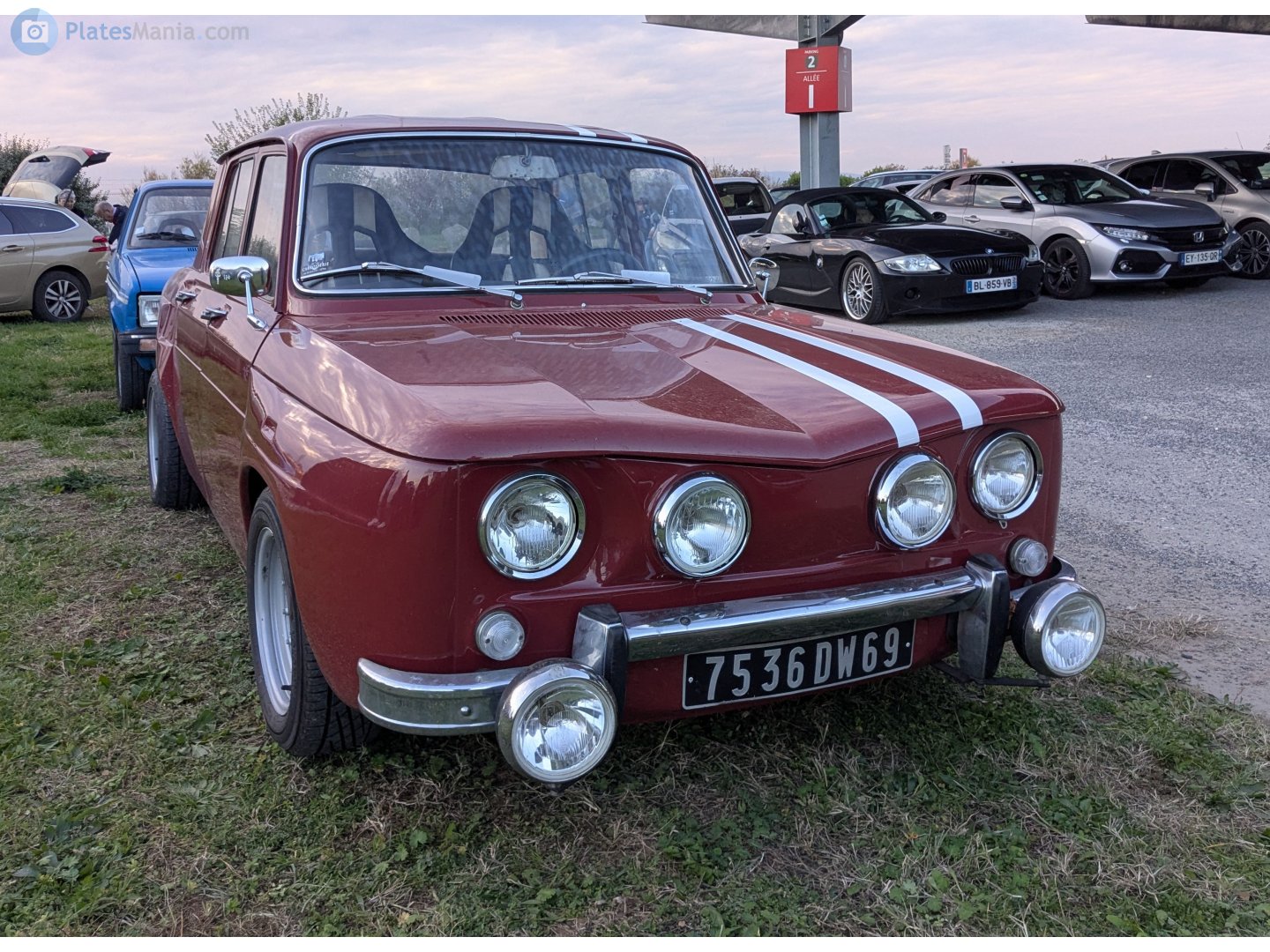 7536 DW 69, Renault 8 1st gen (113), 1962–1973 (–1976 for ES-market)