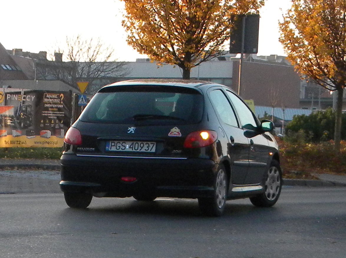 PGS 40937, Peugeot 206 1st gen 5-door Hatch (T11), 1998–2009 (–2012 for IR-market)