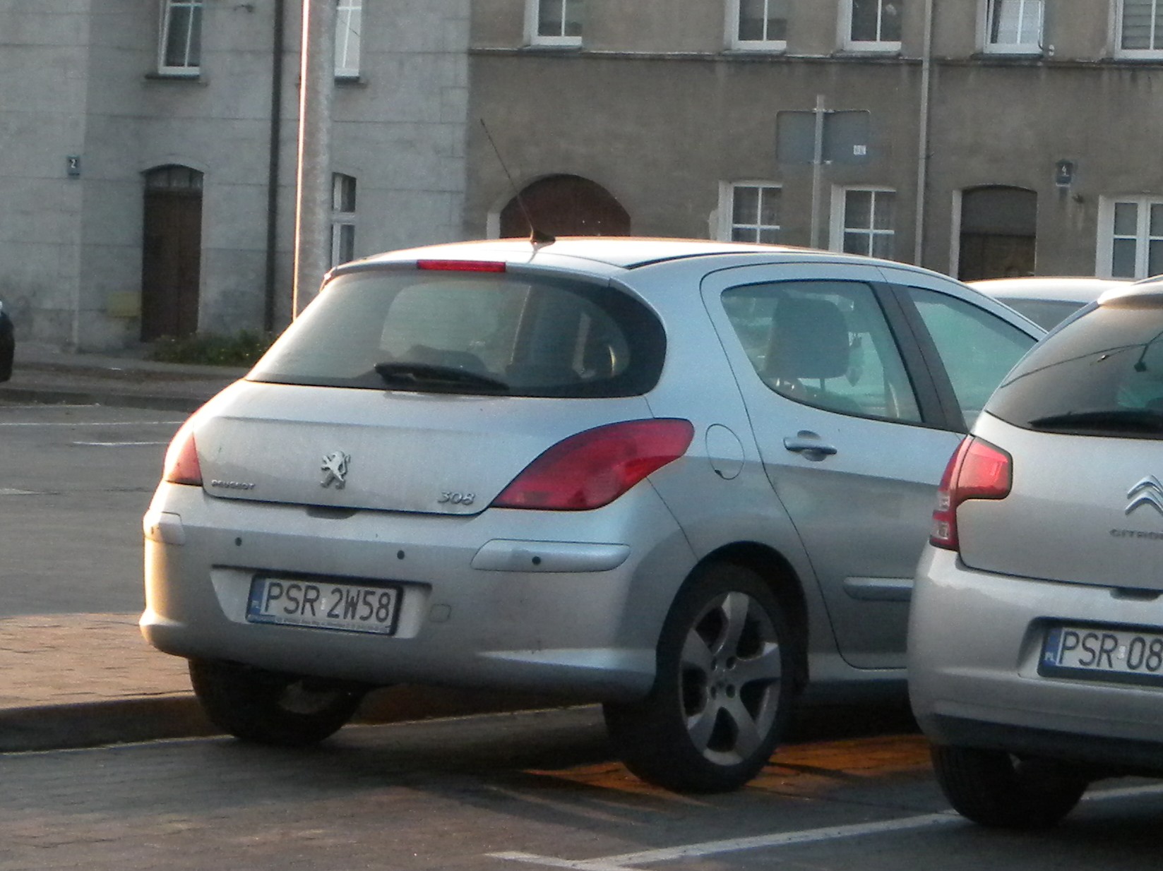 PSR 2W58, Peugeot 308 1st gen 5-door Hatch (T7), 2007–2011