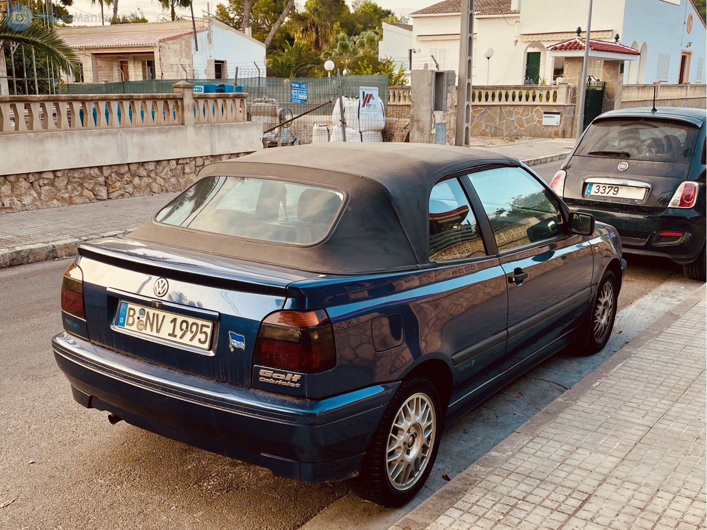 B NV 1995, Volkswagen Golf 3rd gen Cabrio (1E), 1993­–1997