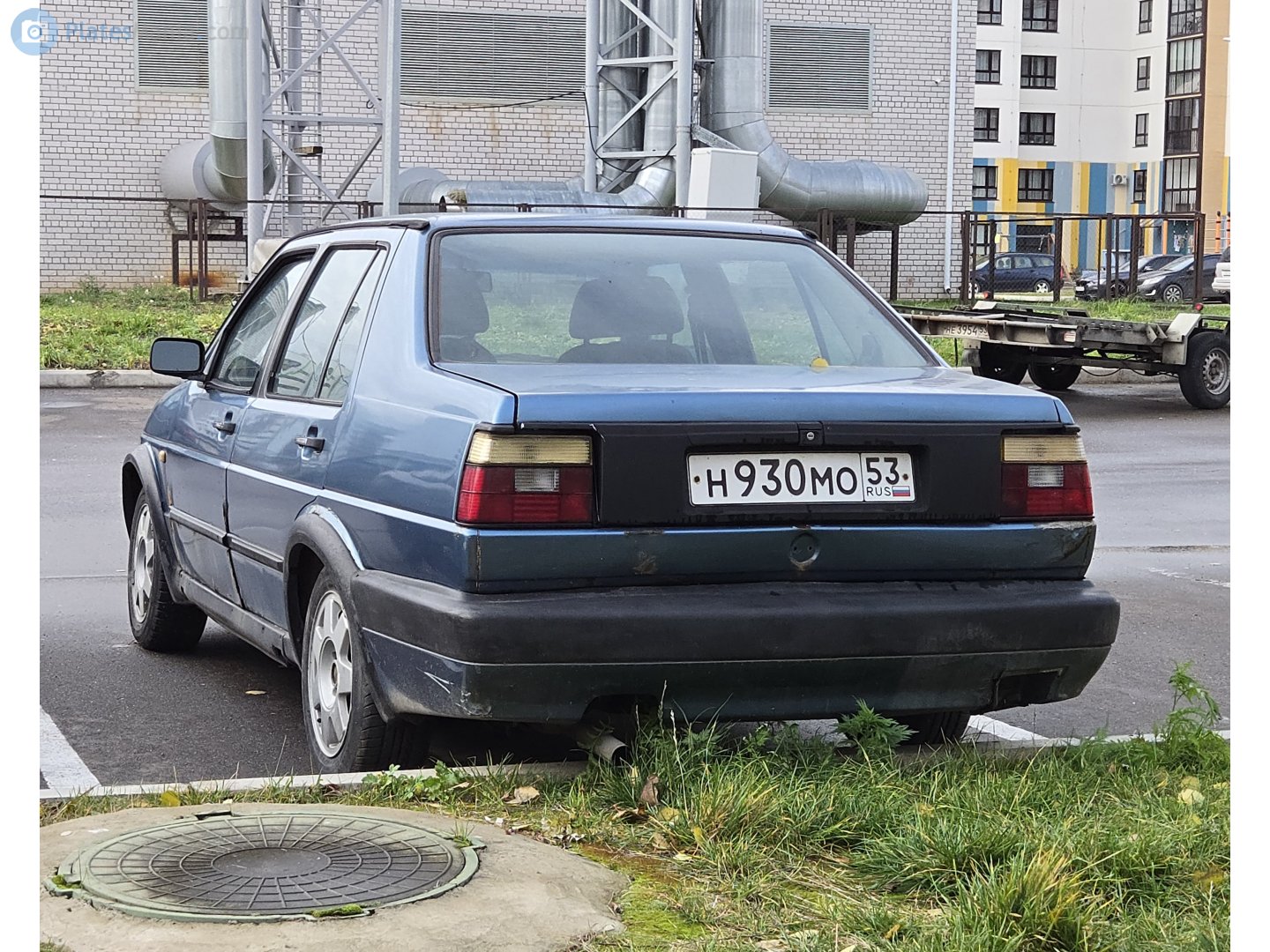 н 930 мо 53, Volkswagen Jetta 2nd gen 4-door Sedan (1G), 1984–1992 (­–1997 for CN-market)