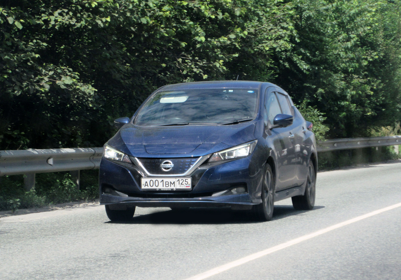 а 001 вм 125, Nissan Leaf 2nd gen (ZE1), 2017–