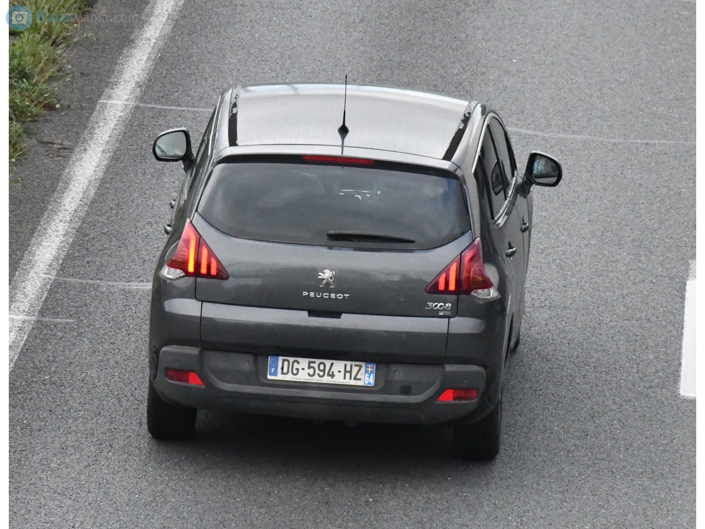 DG-594-HZ, Peugeot 3008 1st gen (T84; Global-market), facelift, 2013–2016