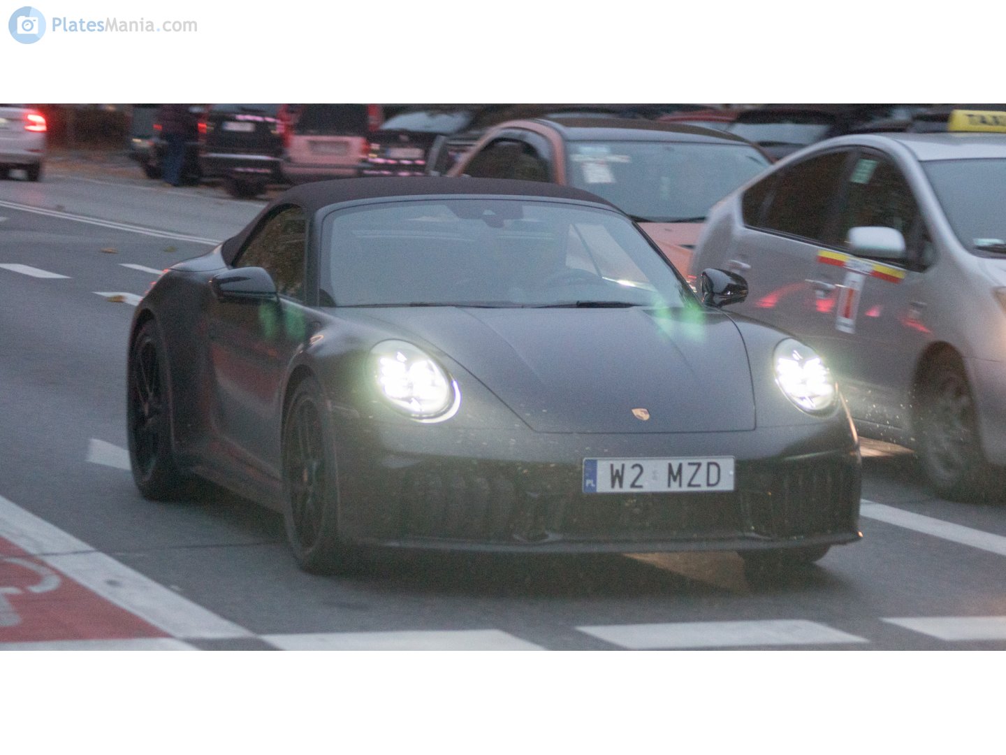 W2 MZD, Porsche 911 8th gen Cabrio (992.2), facelift, 2024–