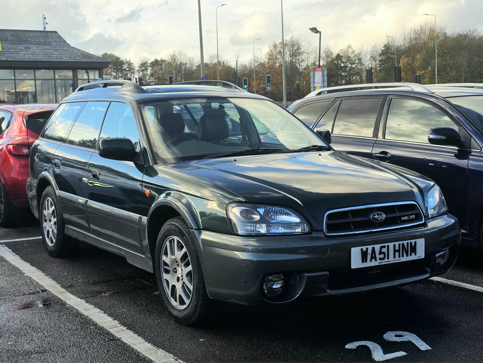 WA51HNM, Subaru Legacy 3rd gen Outback Wagon (Lancaster) (BH), 1998–2004