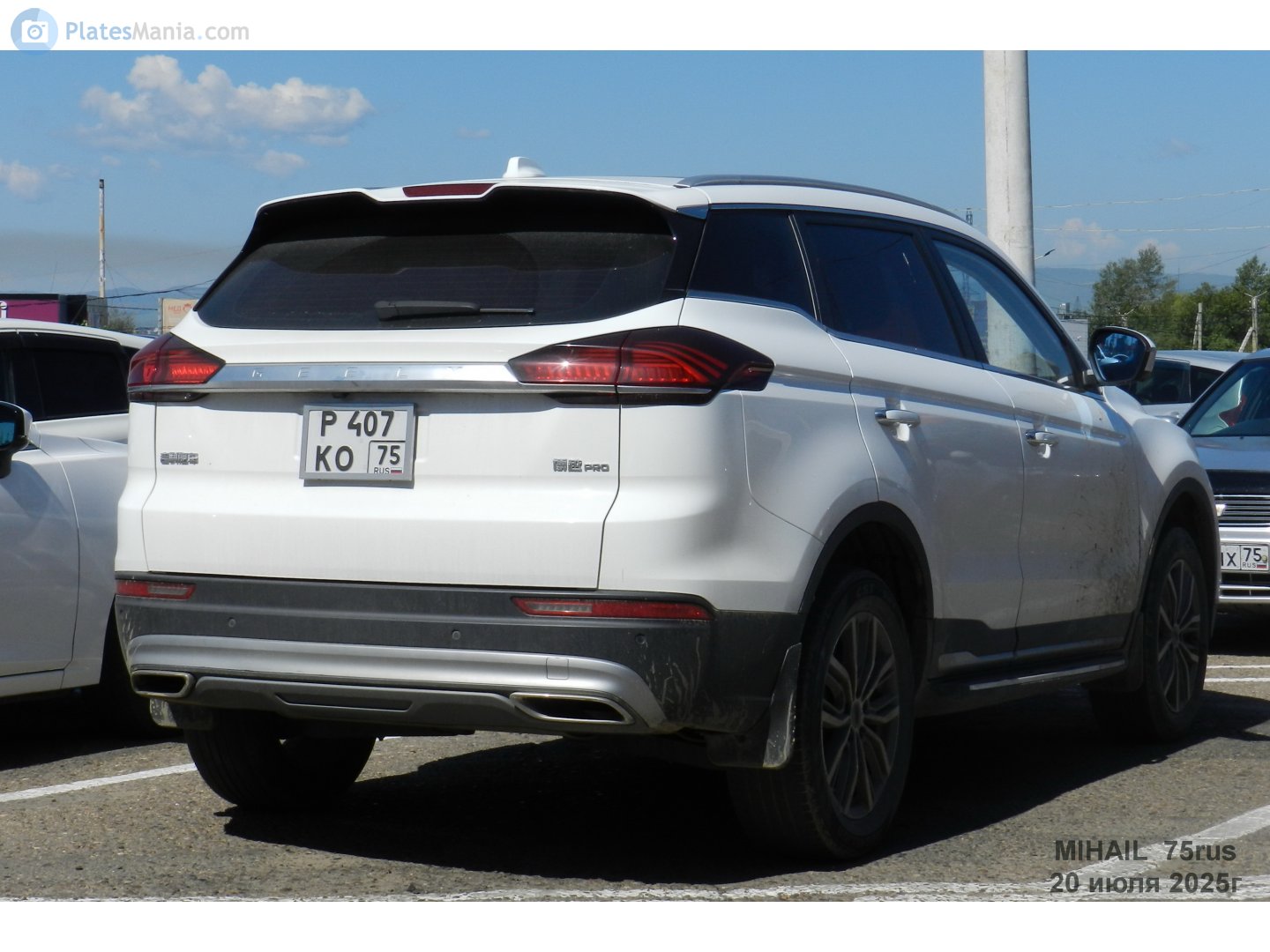 р 407 ко 75, Geely Boyue 1st gen Pro (NL-3B), 1st facelift, 2019–