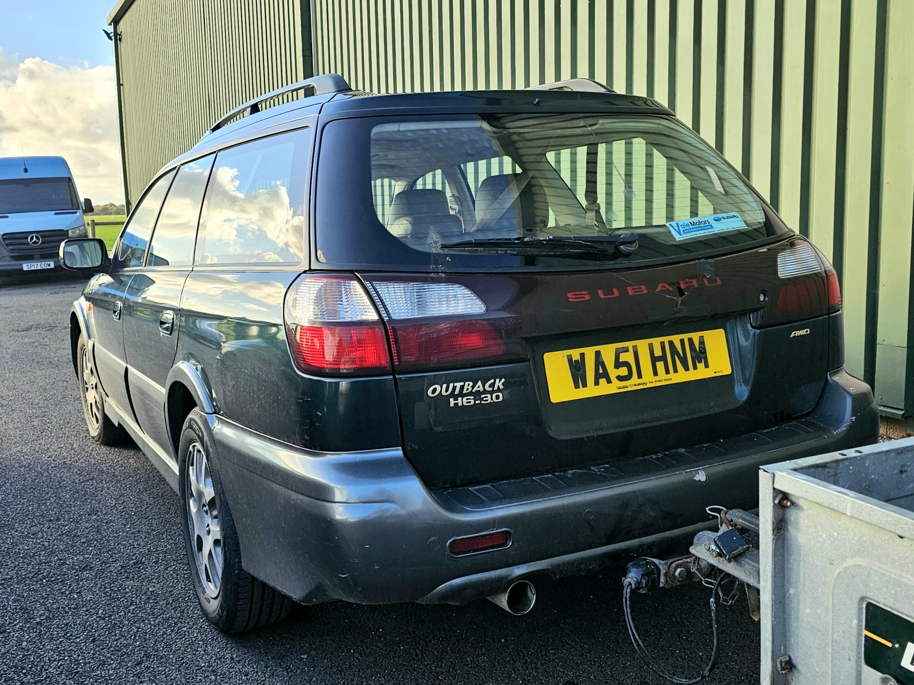 WA51HNM, Subaru Legacy 3rd gen Outback Wagon (Lancaster) (BH), 1998–2004