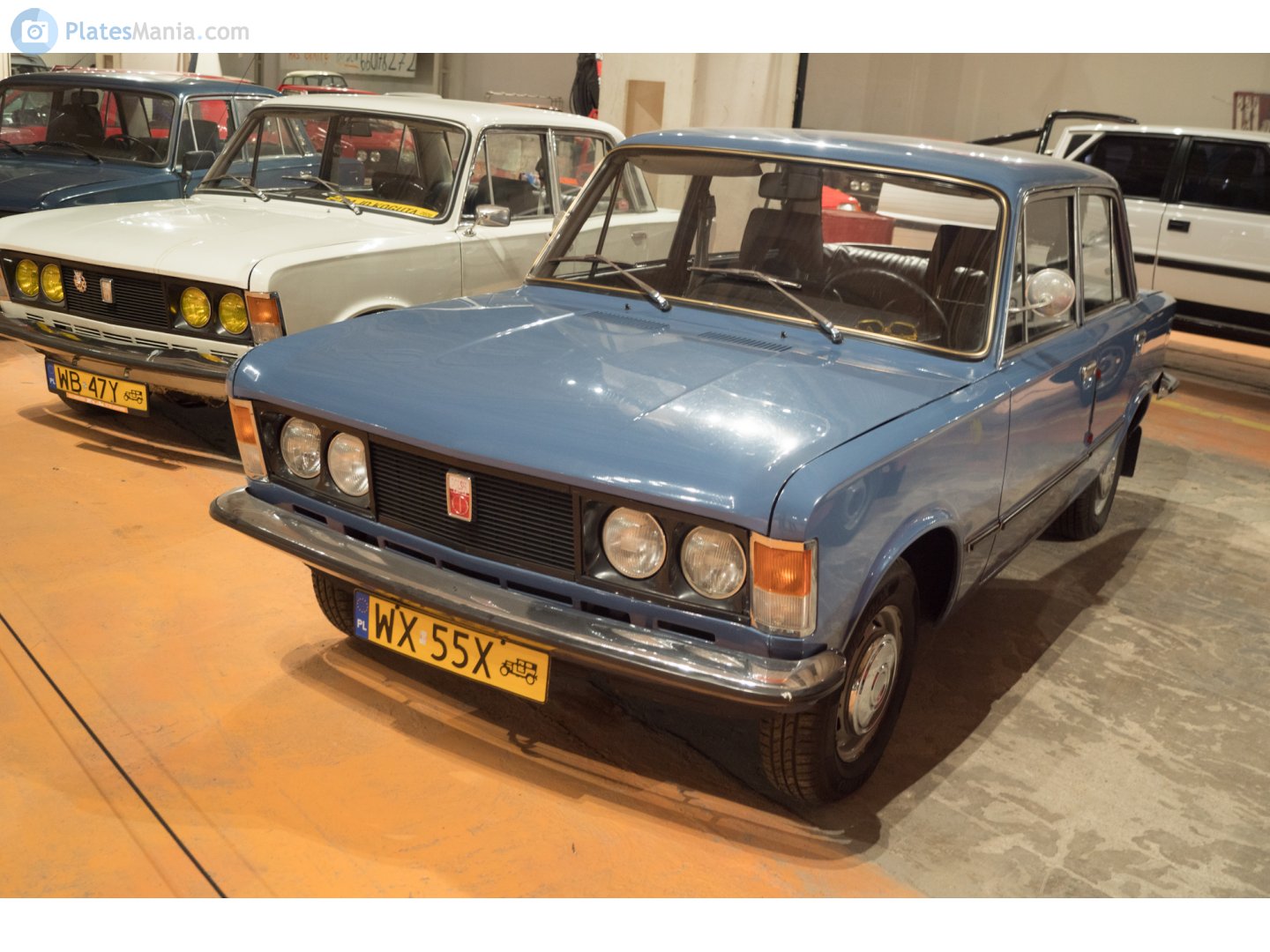 WX 55X, Polski Fiat 125p 115C Sedan (MR75), facelift, 1975–1983