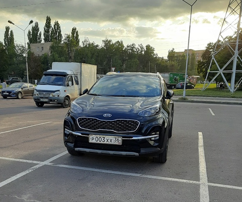 р 003 хх 36, Kia Sportage 4th gen (QL), facelift, 2018–2022