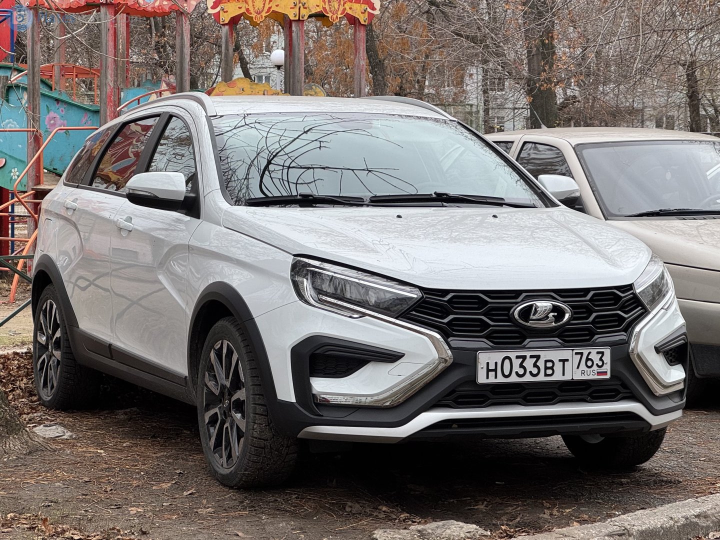 н 033 вт 763, Lada (VAZ) Vesta 1st gen SW Cross (GFK), facelift, 2022–