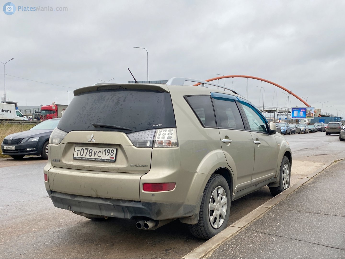 т 078 ус 198, Mitsubishi Outlander 2nd gen (XL) (CW/ZG/ZH), 2005–2013