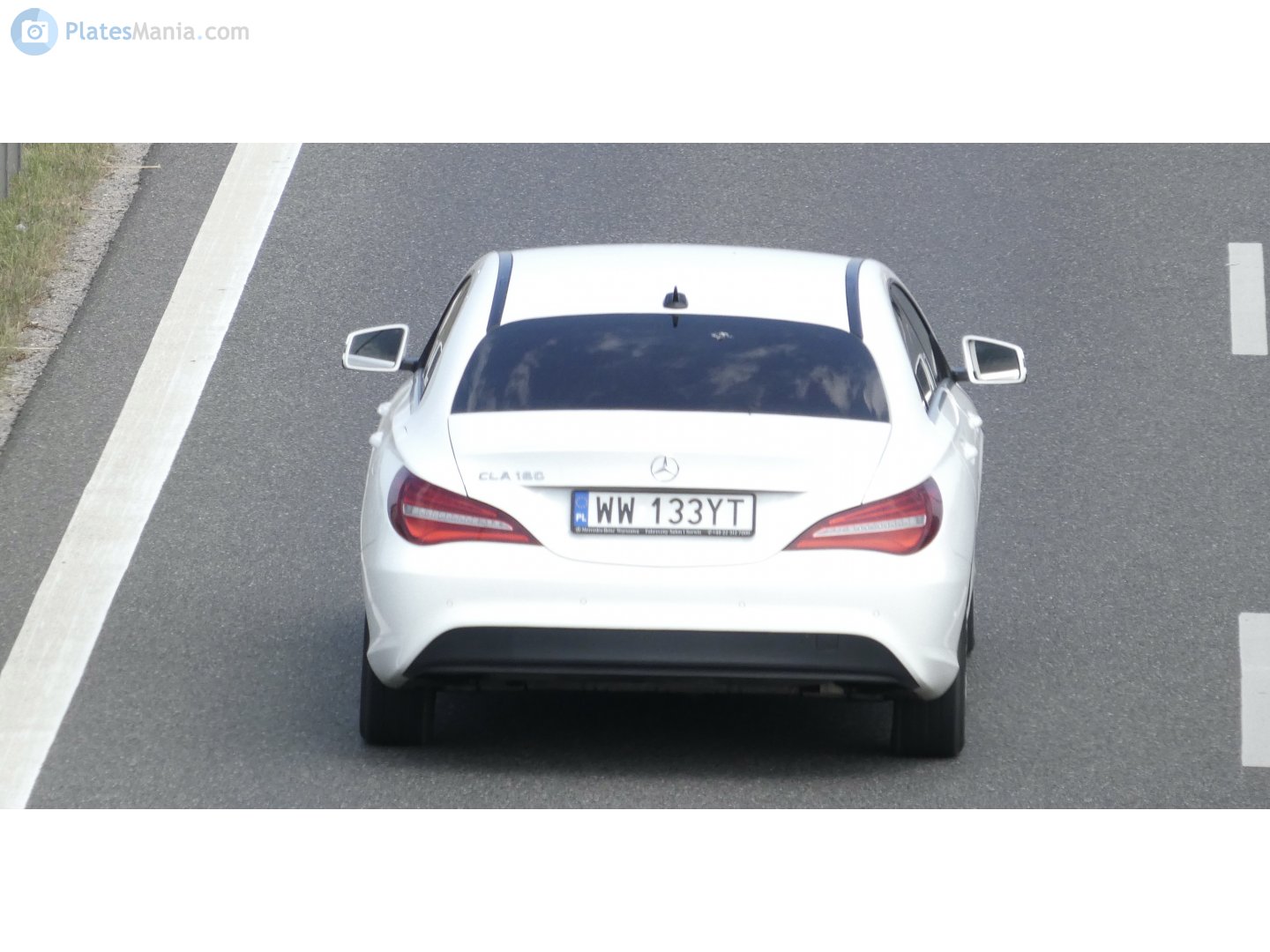 WW 133YT, Mercedes-Benz CLA-Klasse 1st gen 4-door Coupé (C117), 2013–2019