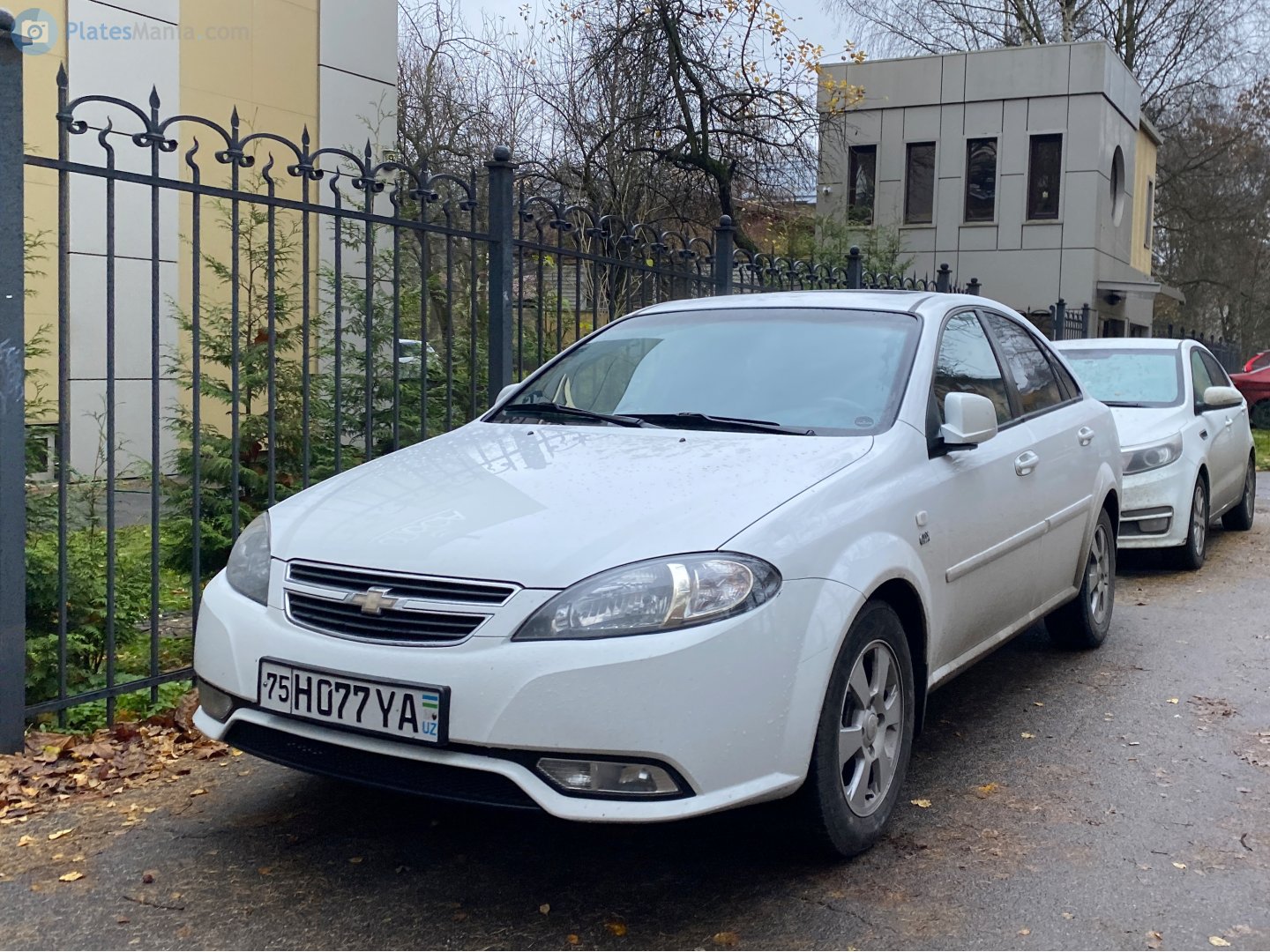 75 H 077 YA, Chevrolet Lacetti 1st gen Sedan (J200), 2004­–2012 (–2024 for UZ-market)