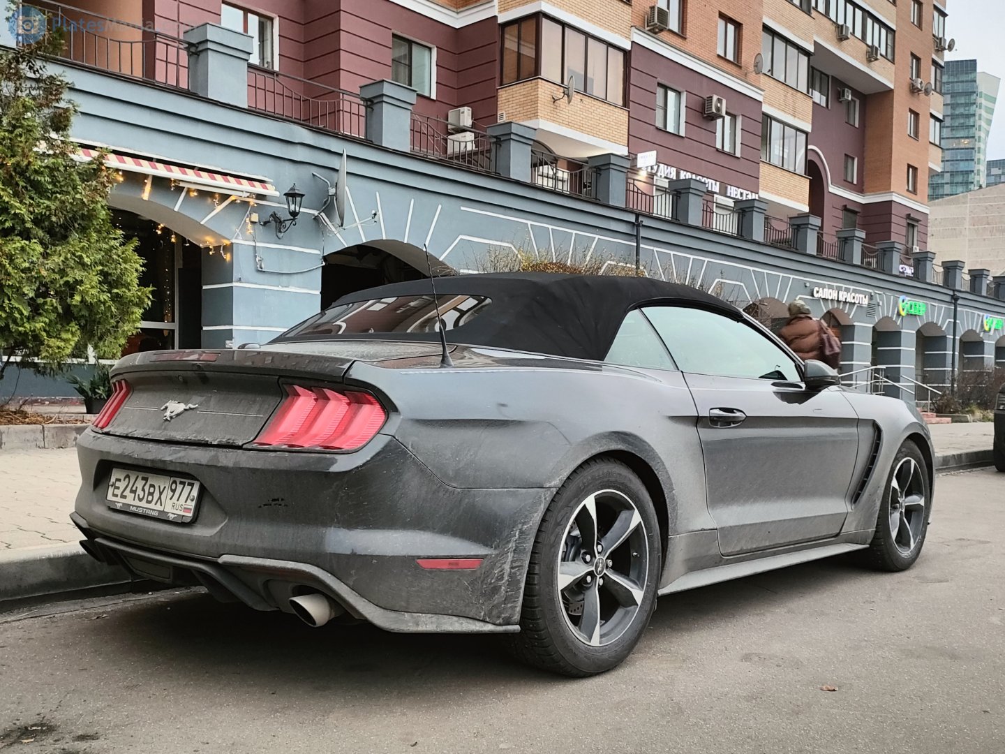 е 243 вх 977, Ford Mustang 6th gen 2-door Convertible (S550), facelift, 2017–2023