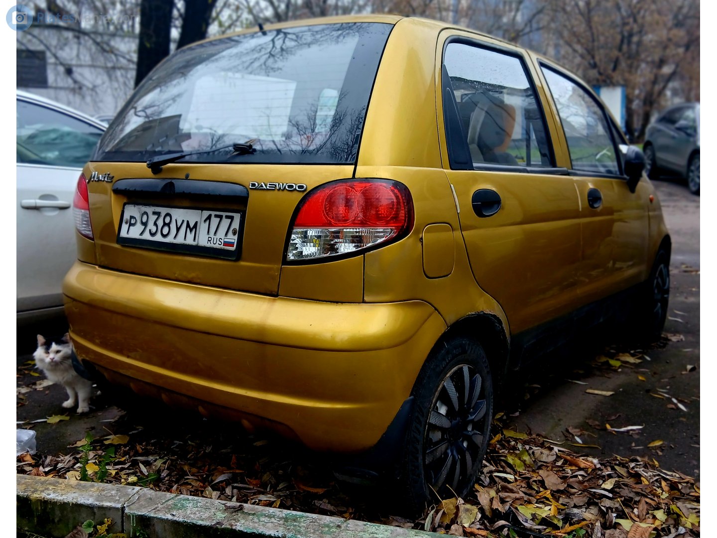 р 938 ум 177, Daewoo Matiz 1st gen (M150), facelift, 2000­–2011  (­–2015 for CIS-market)