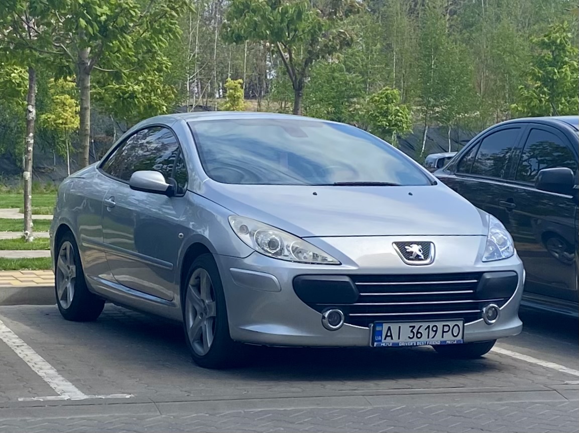 AI 3619 PO, Peugeot 307 1st gen CC Cabriolet (T5/T6), 2003–2008