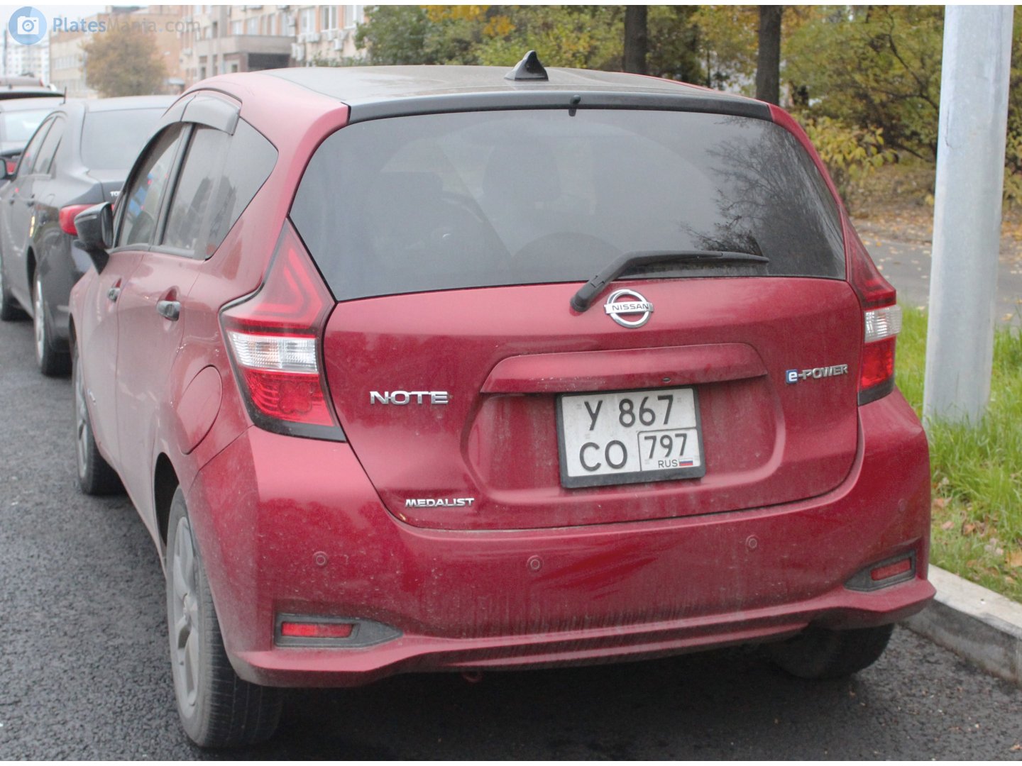 у 867 со 797, Nissan Note 2nd gen (E12), 2012–2020