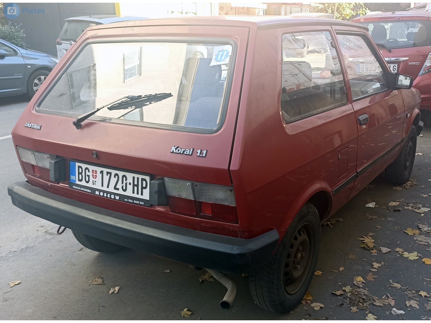 BG 1720-HP, Zastava Yugo Koral 45(A)/55(A)/60/65, 1980–2001