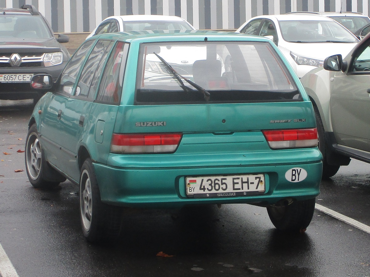 4365 EH-7, Suzuki Swift 2nd gen 5-door Hatch (SF), facelift, 1996–2004