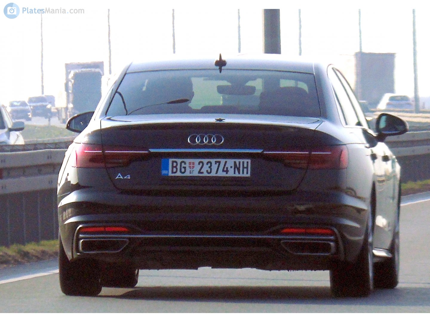 BG 2374-NH, Audi A4 5th gen Sedan (B9.5/8W2/8WC), facelift, 2019–