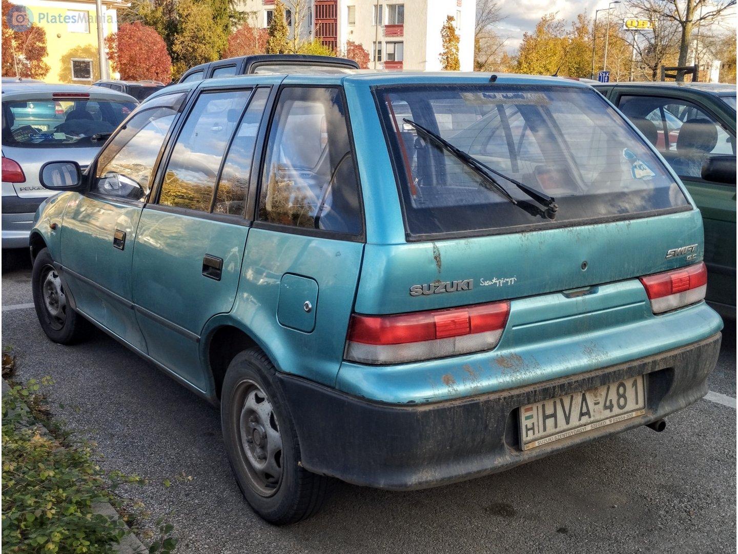 HVA-481, Suzuki Swift 2nd gen 5-door Hatch (SF), facelift, 1996–2004