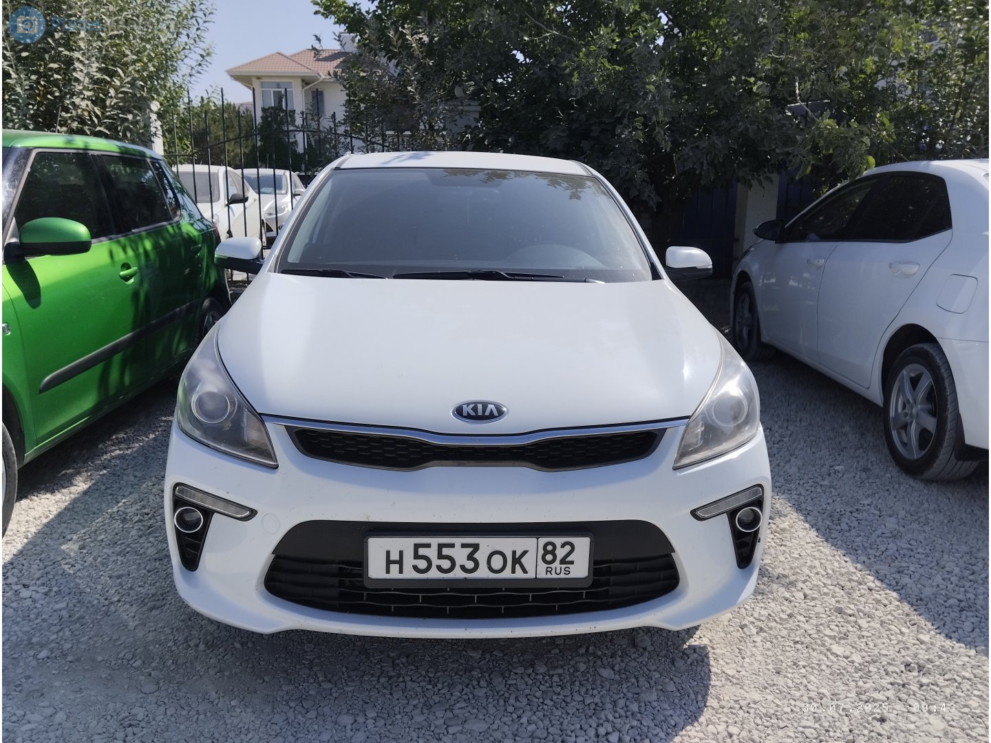 н 553 ок 82, Kia Rio 