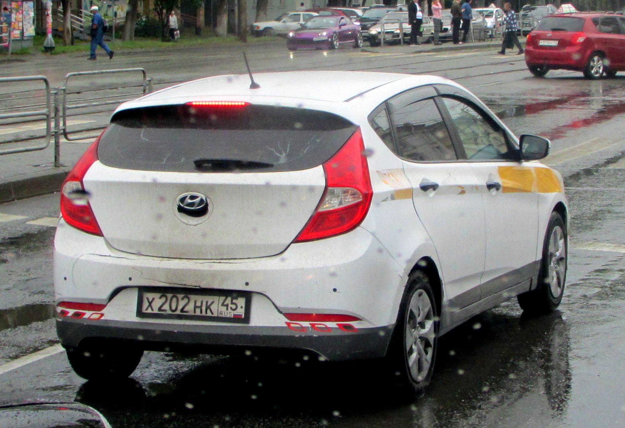 х 202 нк 45, Hyundai Solaris 1st gen Hatchback (RB), facelift, 2014–2017
