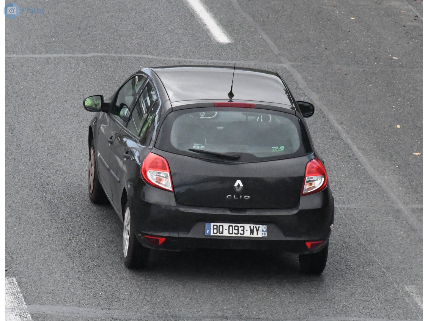 BQ-093-WY, Renault Clio 3rd gen 5-door Hatch (B85), facelift, 2009–2014