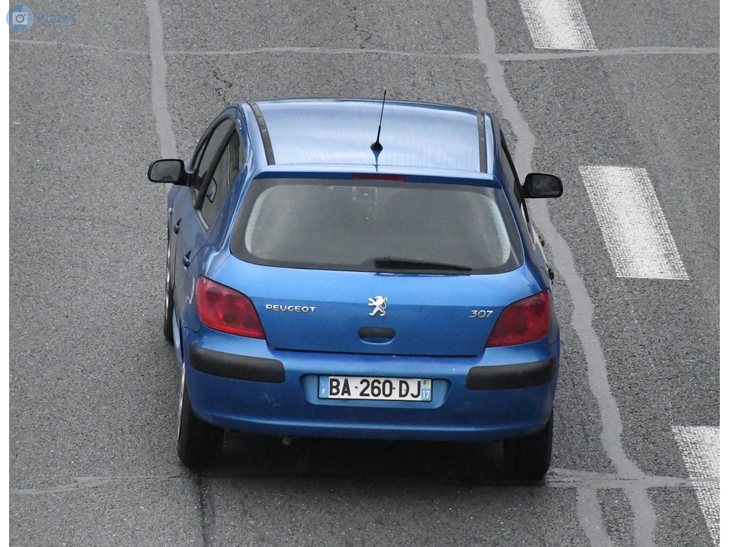 BA-260-DJ, Peugeot 307 1st gen 5-door Hatch (T5/T6), 2001–2008 (–2011 for LATAM- and –2014 for CN-market)