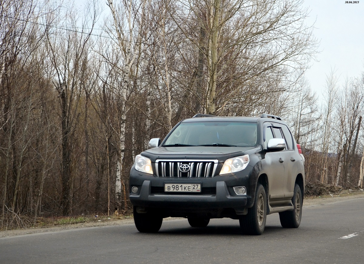 в 981 ке 27, Toyota Land Cruiser Prado 4th gen 5-door SUV (J150), 2009–2013