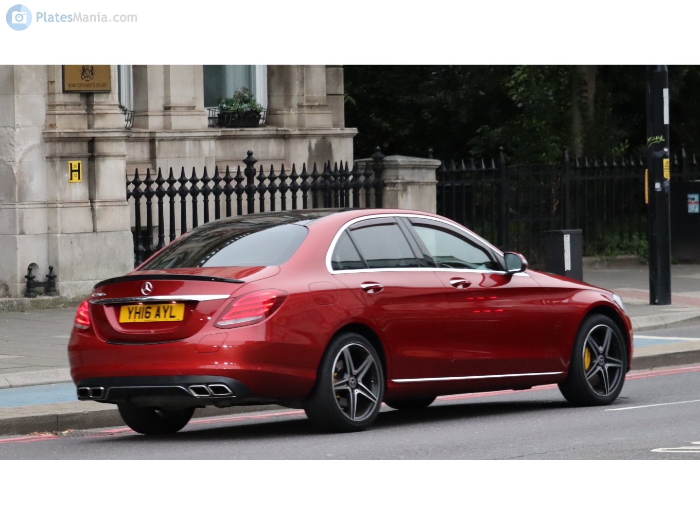 YH16AYL, Mercedes-Benz C-Klasse 4th gen Sedan (W205), 2014–2021