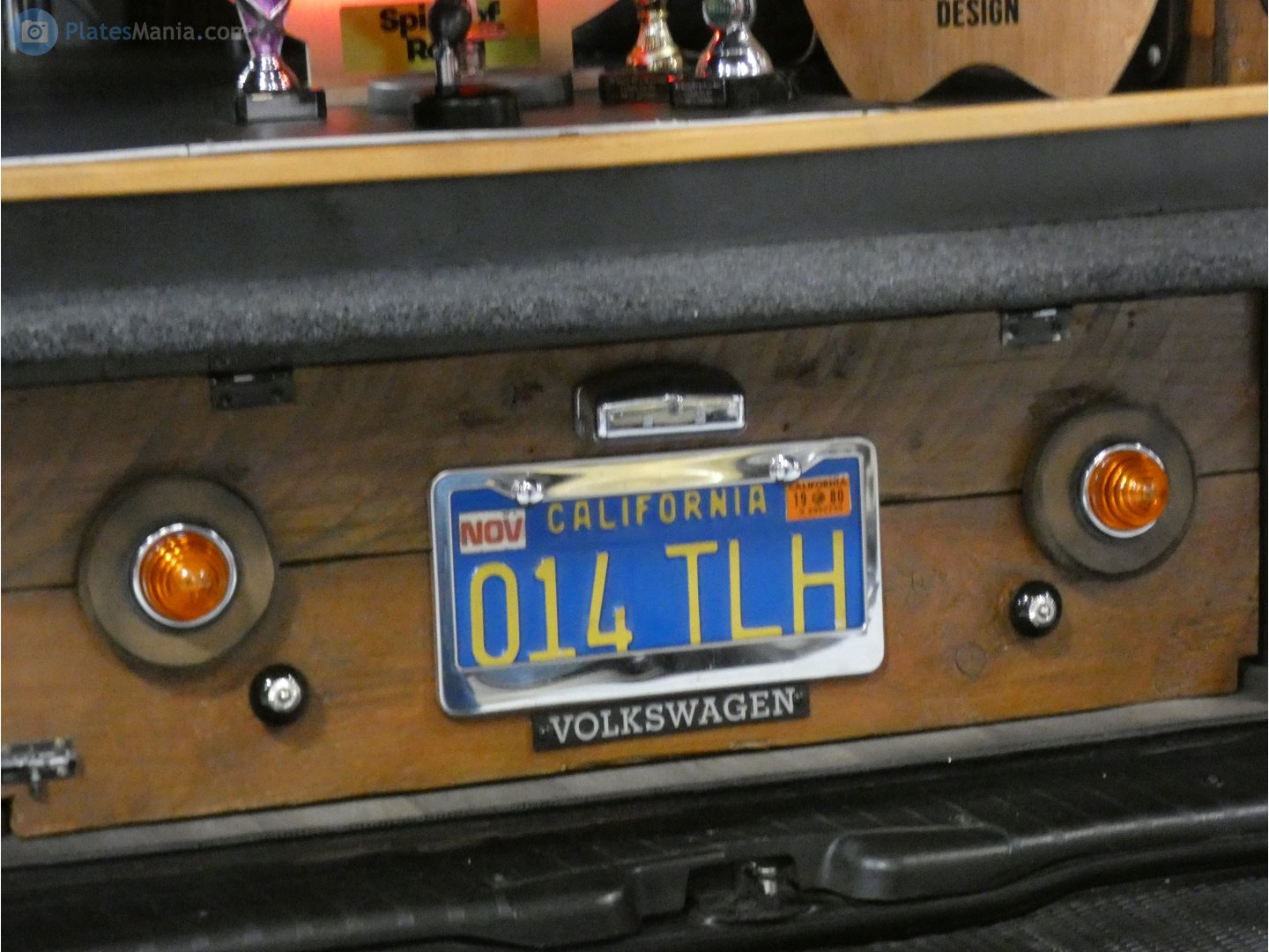 014 TLH, License plate without vehicle 