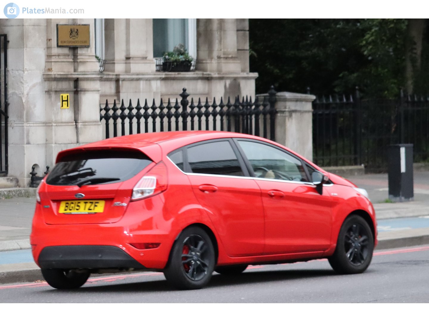 BG15TZF, Ford Fiesta 6th gen 5-door Hatch (B299; JA8), facelift, 2012–2019