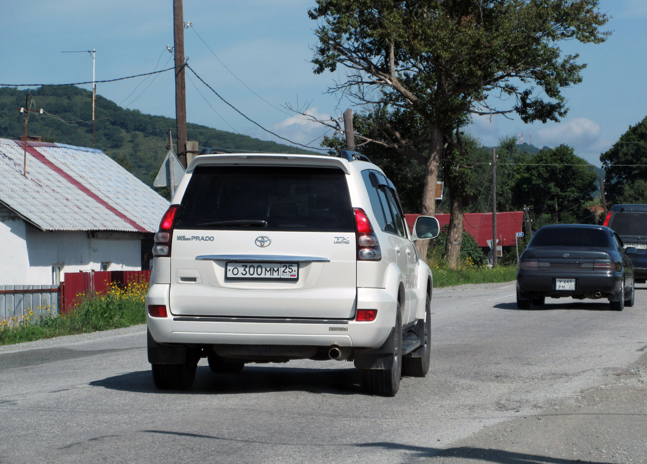 о 300 мм 25, Toyota Land Cruiser Prado 3rd gen 5-door SUV (J120), 2002–2009