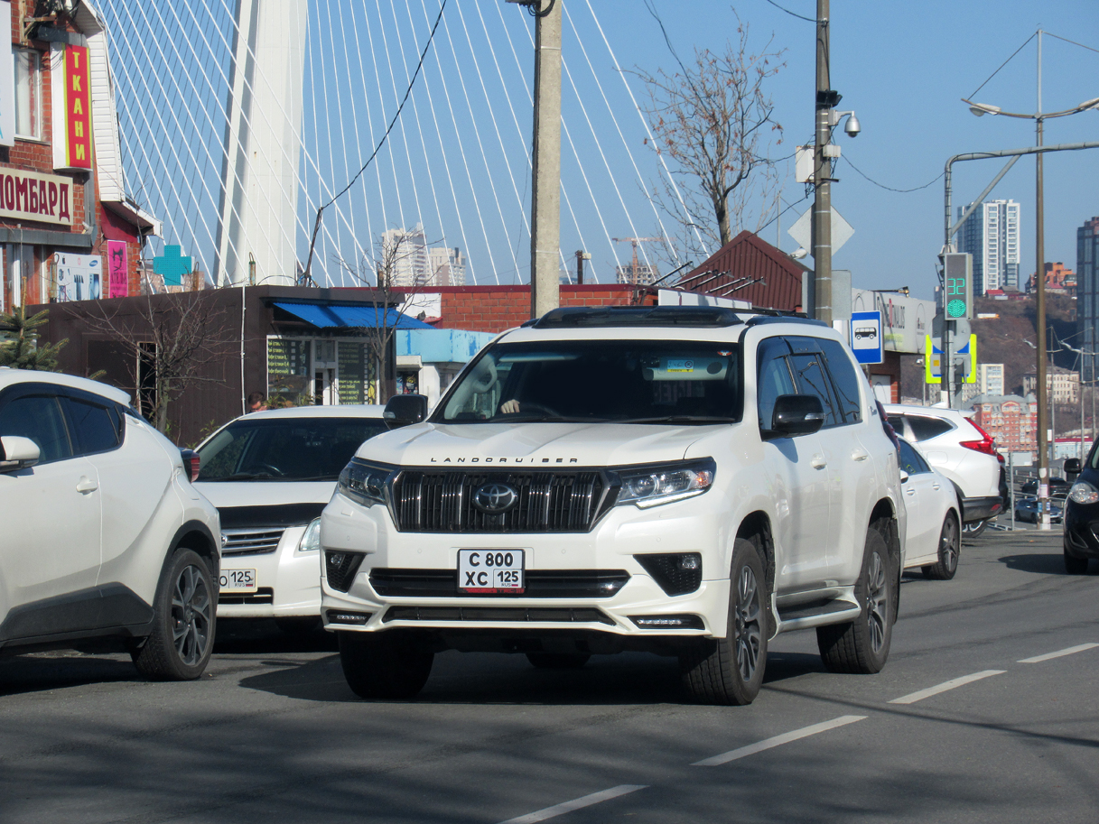 с 800 хс 125, Toyota Land Cruiser Prado 4th gen 5-door SUV (J150), 2nd facelift, 2017–2023