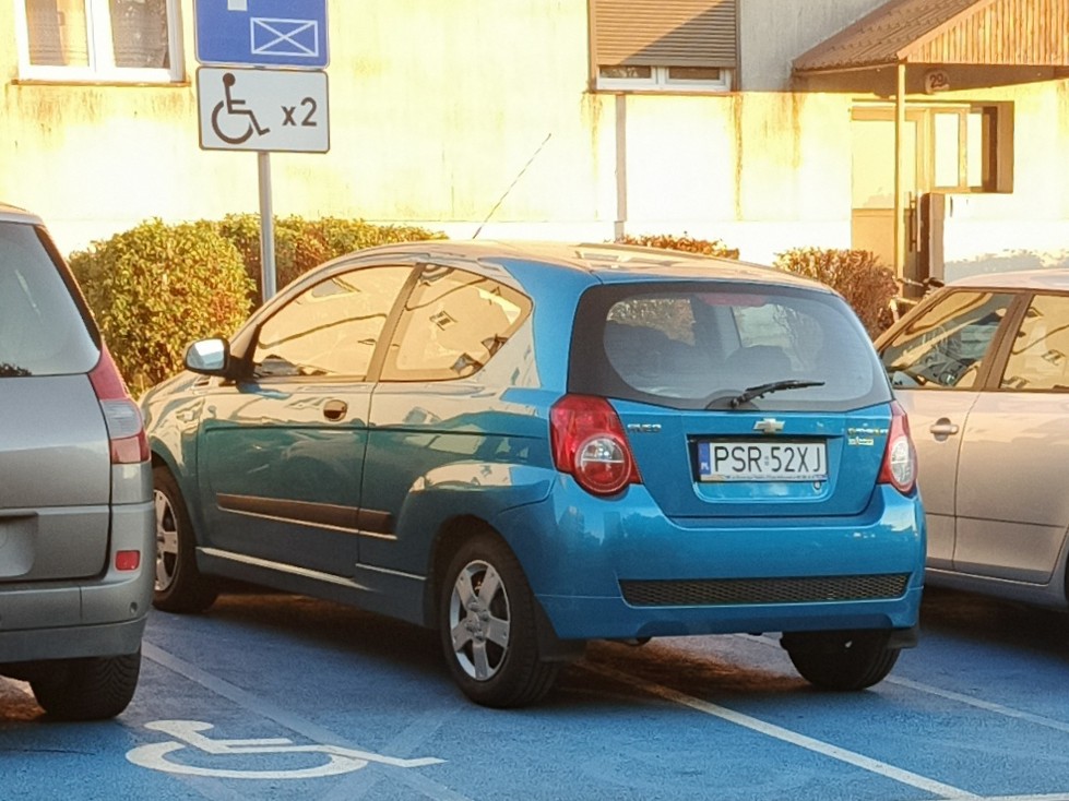 PSR 52XJ, Chevrolet Aveo 1st gen 3-door Hatch (T250), facelift, 2008–2016