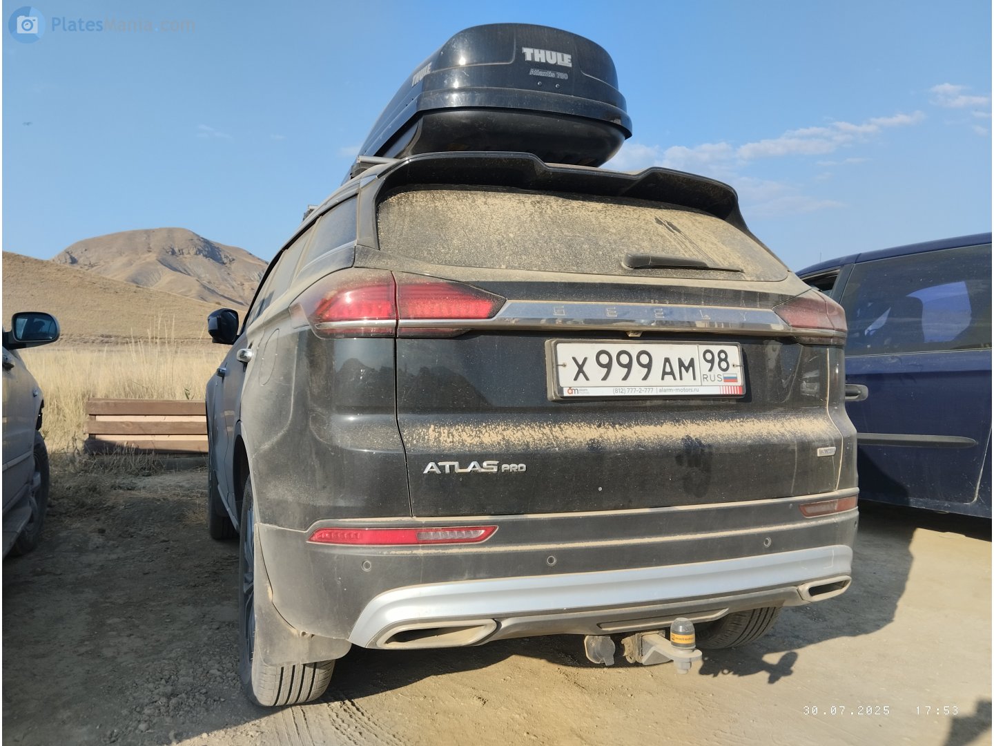 х 999 ам 98, Geely Atlas 1st gen Pro (NL-3B; CIS-market), facelift, 2021–2024