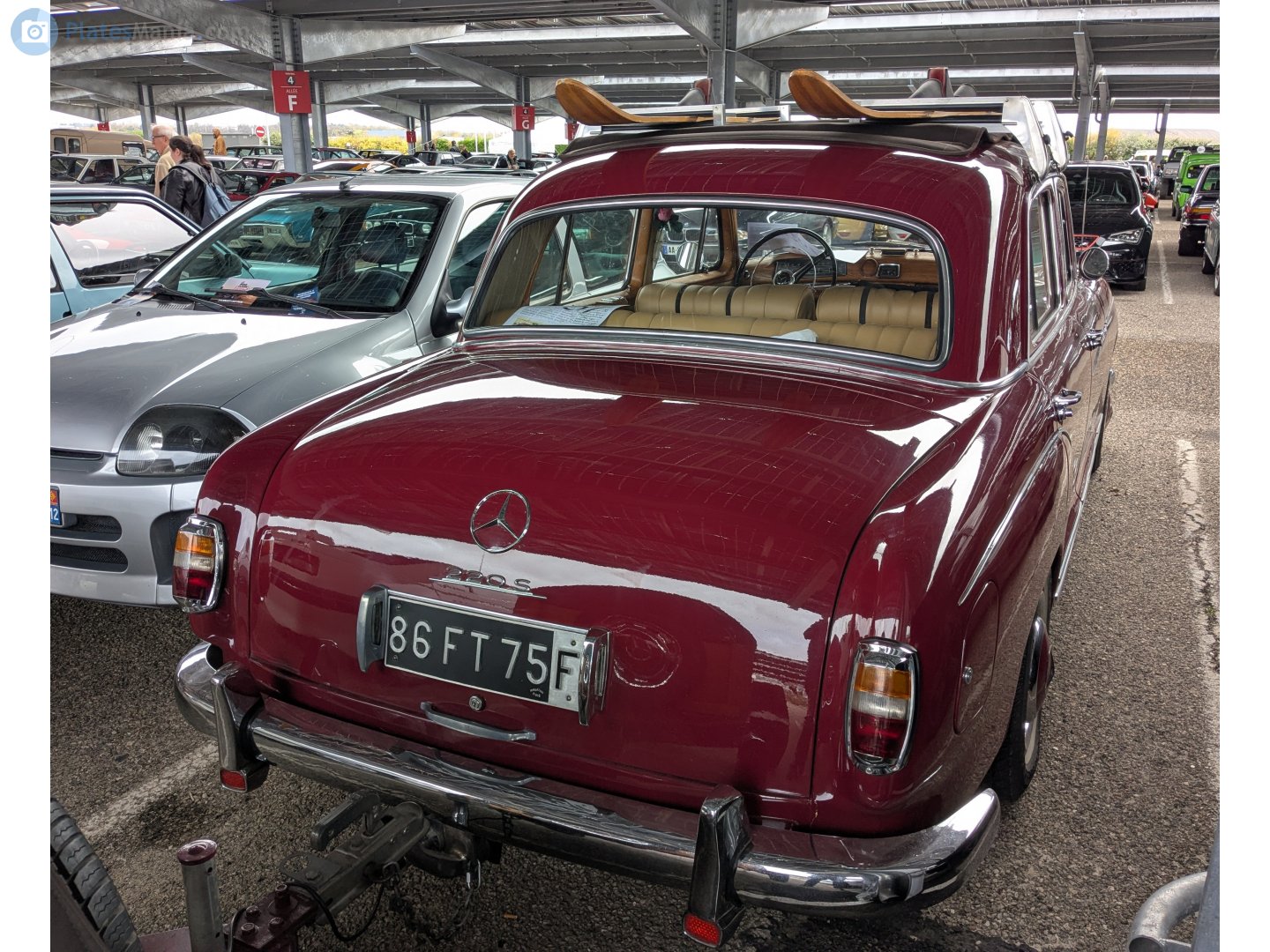 86 FT 75, Mercedes-Benz Type 219/220 220S Sedan (W180 II), 1956–1959