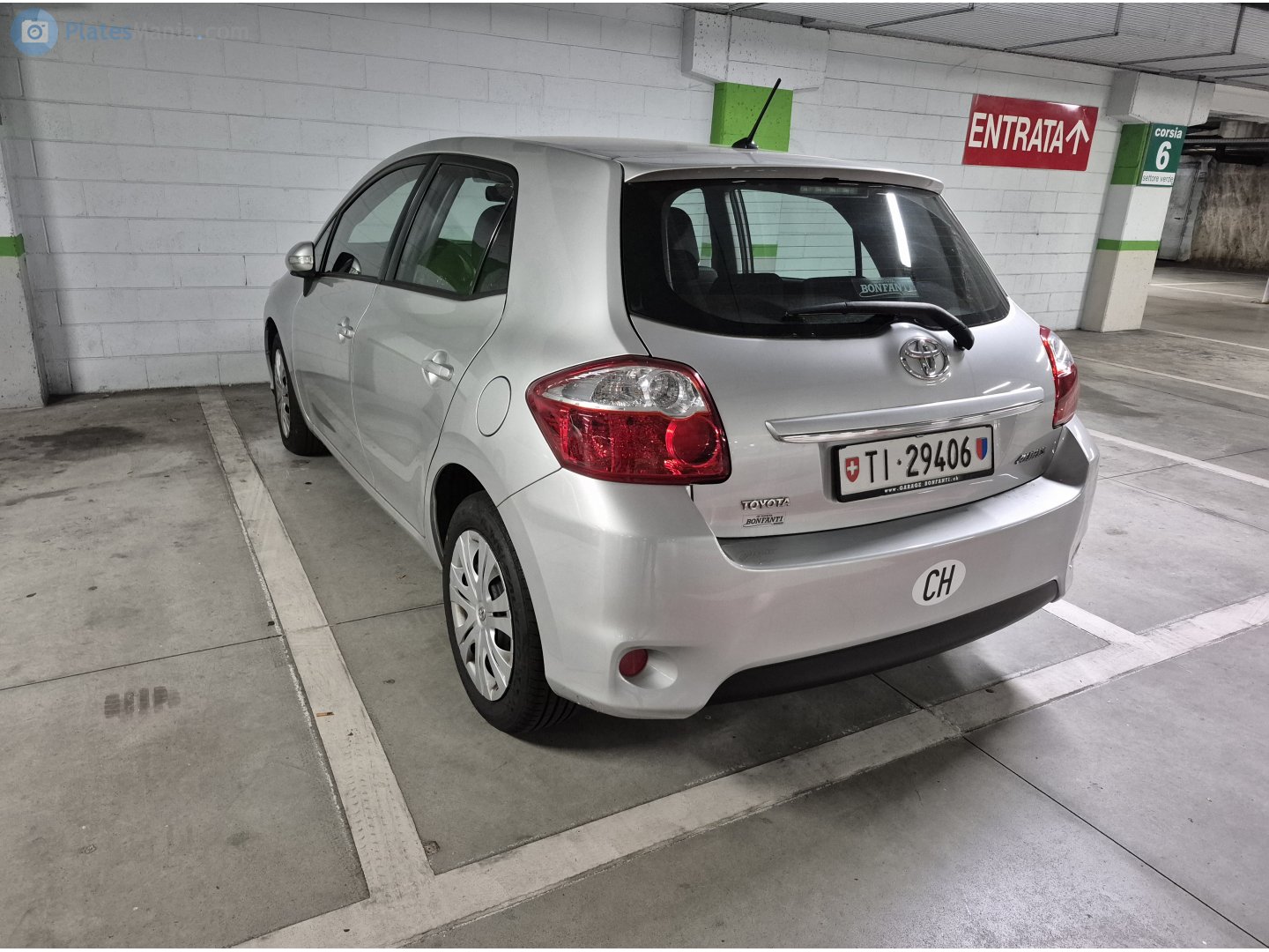 TI 29406, Toyota Auris 1st gen 5-door Hatch (E150), facelift, 2009–2012