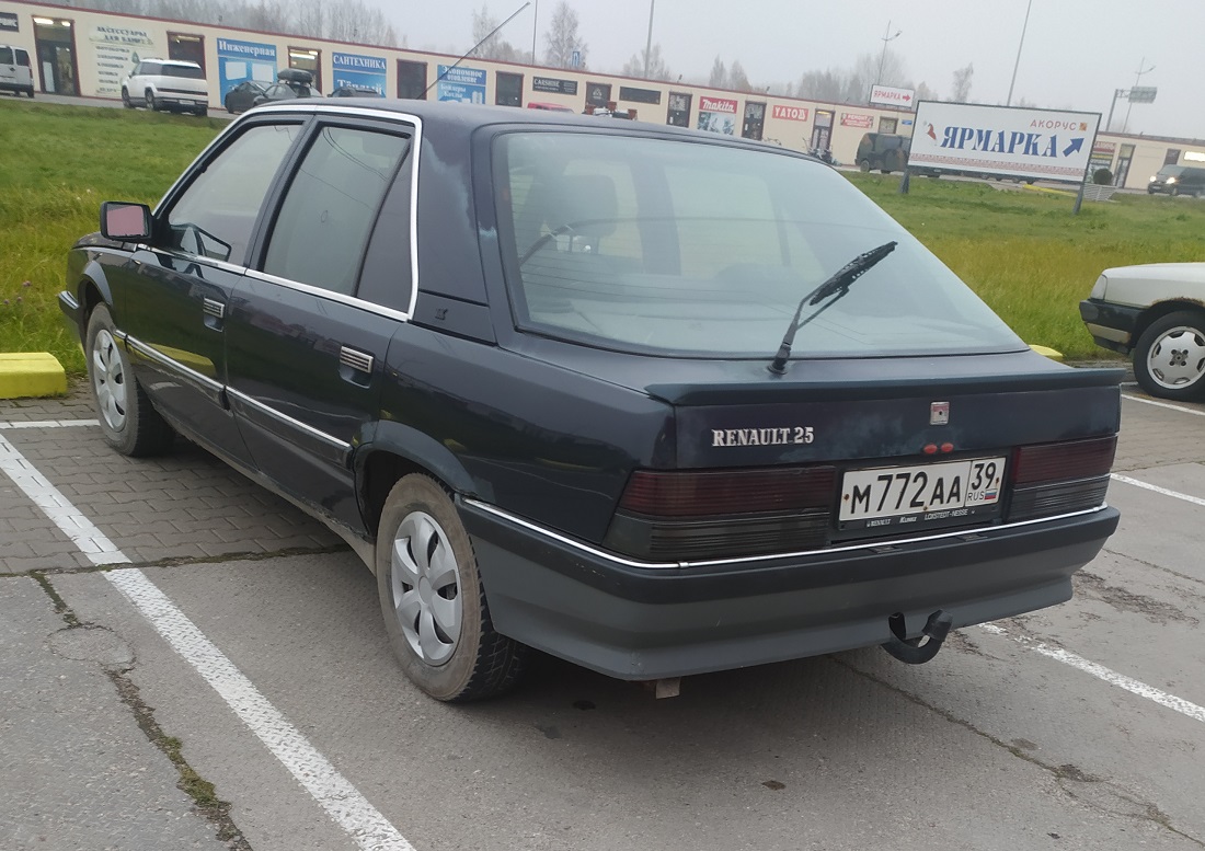 м 772 аа 39, Renault 25 1st gen (B29), facelift, 1988–1992
