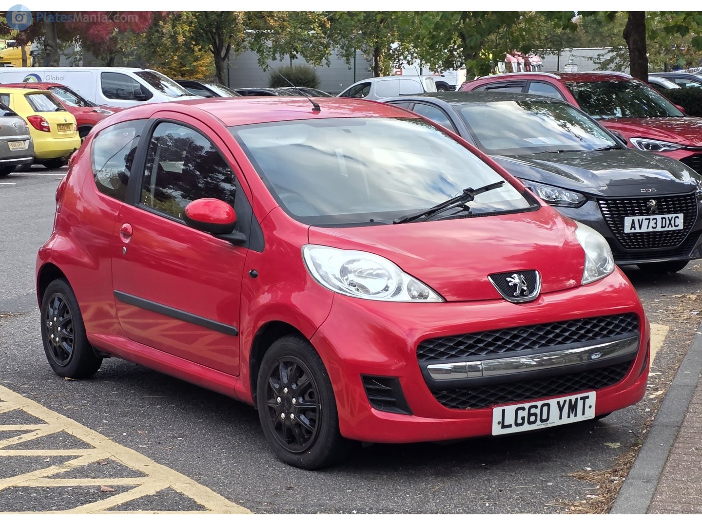 LG60YMT, Peugeot 107 1st gen 3-door Hatch (B0), 2005–2014