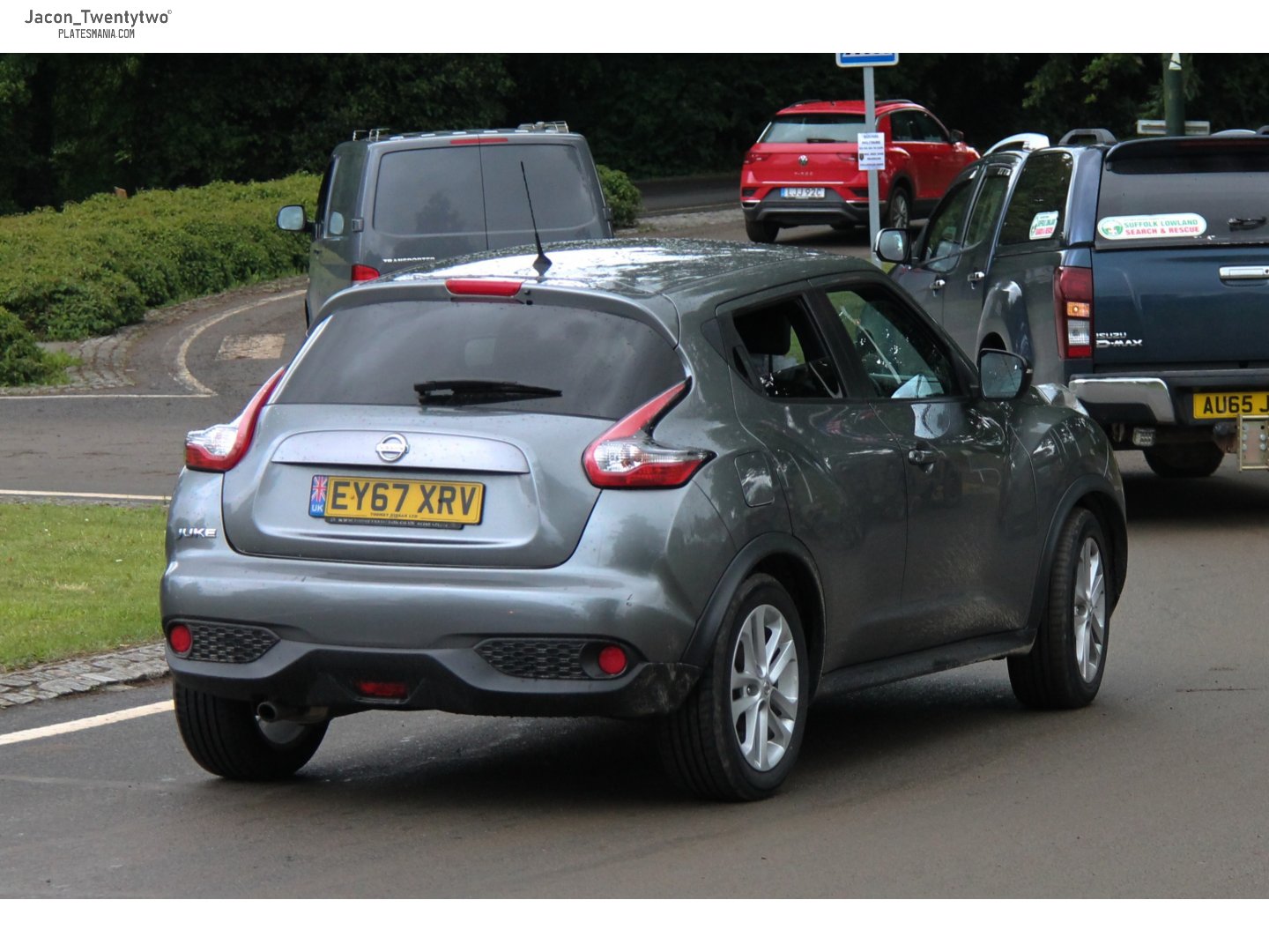 EY67XRV, Nissan Juke 1st gen (F15), facelift, 2014–2019