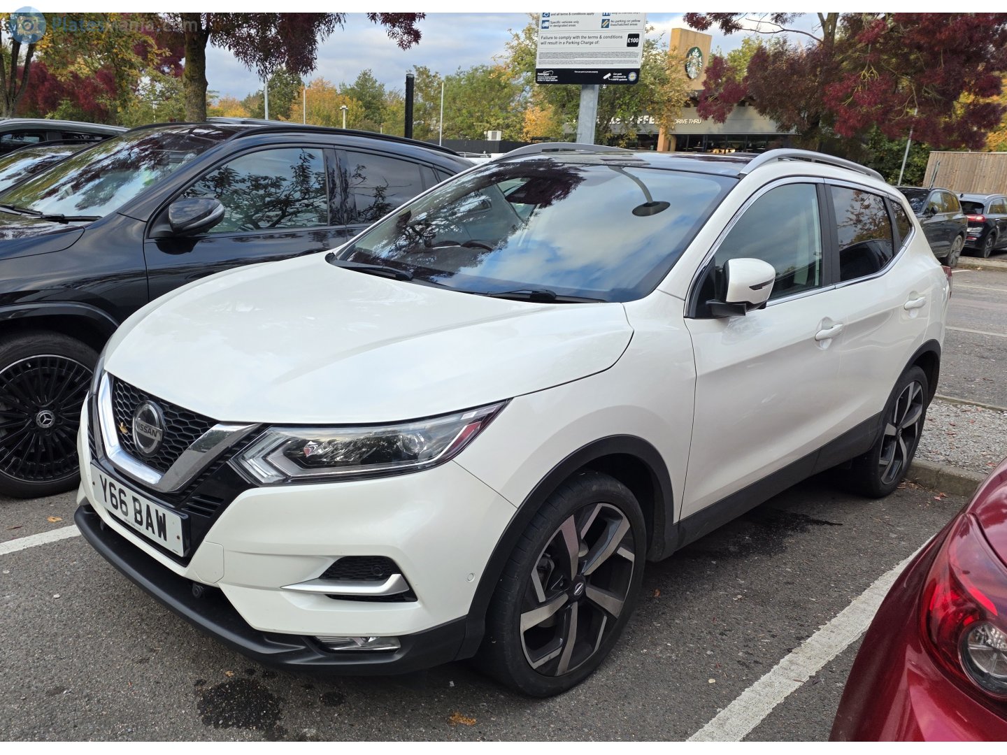 Y66BAW, Nissan Qashqai 2nd gen (J11), facelift, 2017–2021 (–2024 for others)