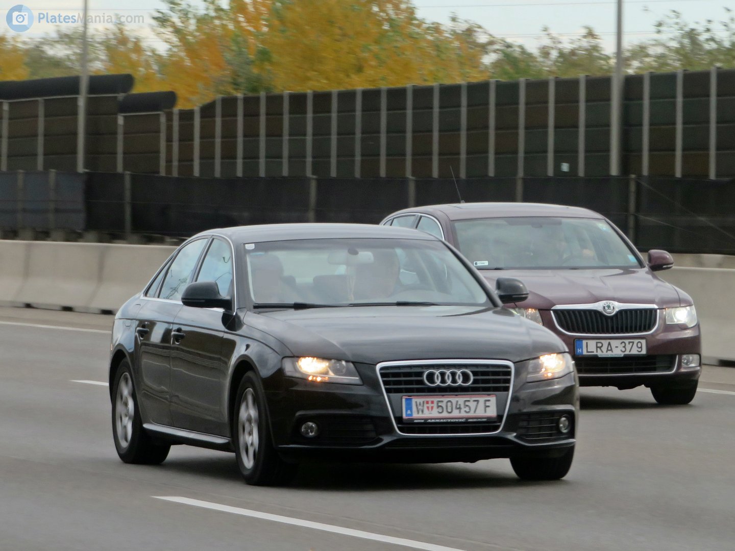 W 50457 F, Audi A4 4th gen Sedan (B8/8K2), 2007–2012