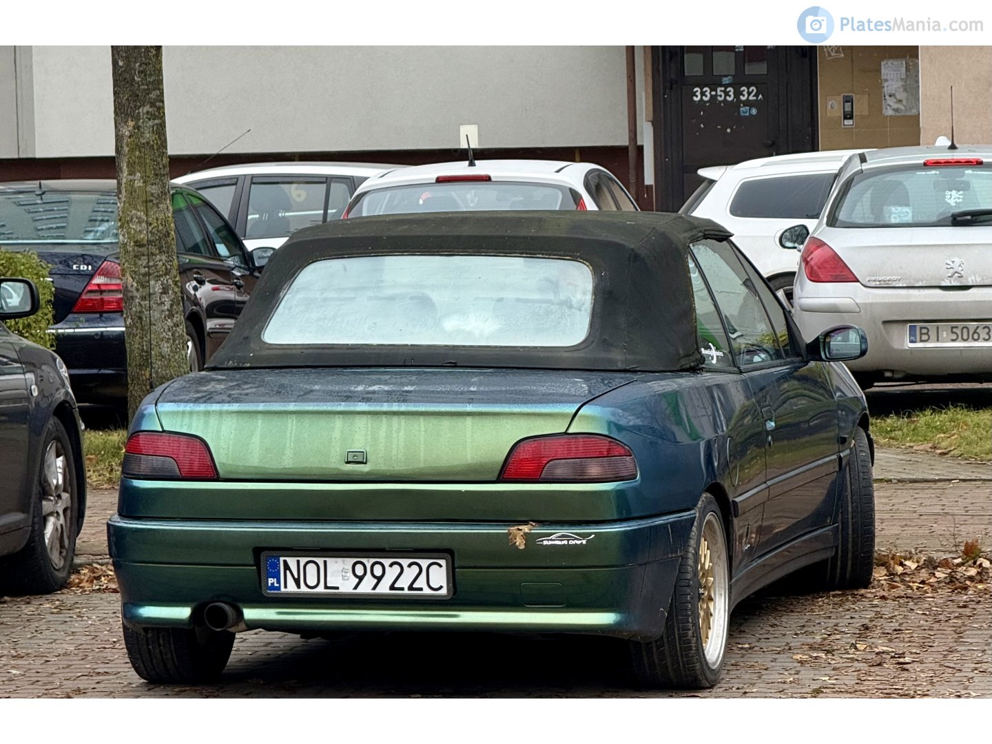 NOL 9922C, Peugeot 306 1st gen Cabriolet (N3/N5), 1994–2002