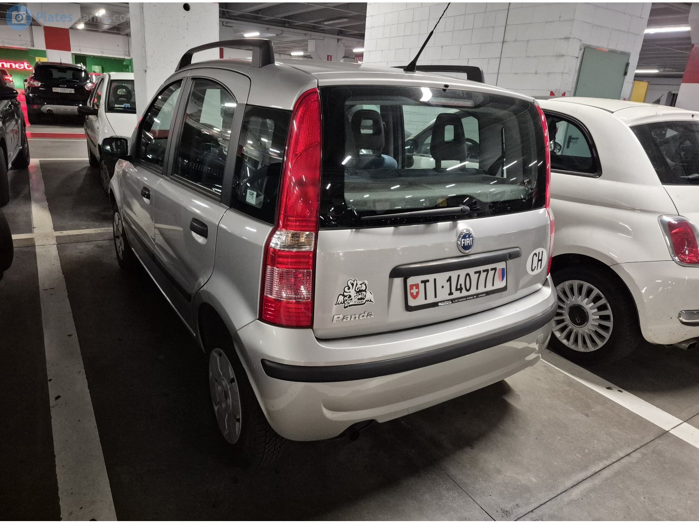 TI 140777, FIAT Panda 2nd gen (169), 2003–2012