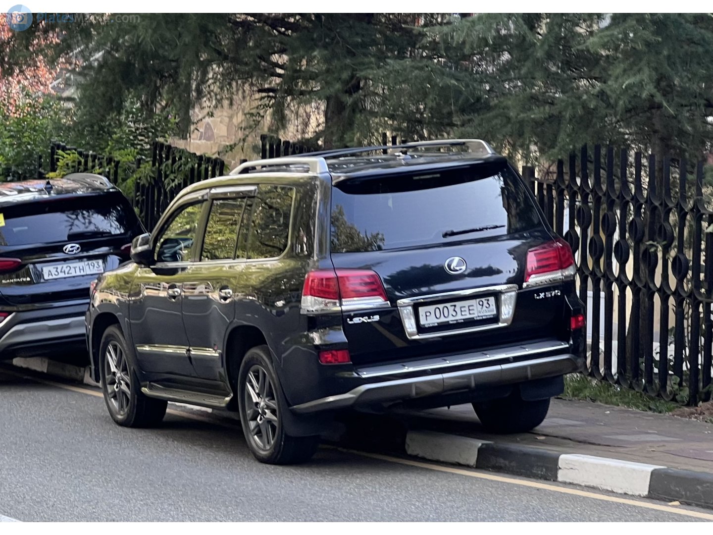 р 003 ее 93, Lexus LX 3rd gen (J200), 1st facelift, 2012–2015