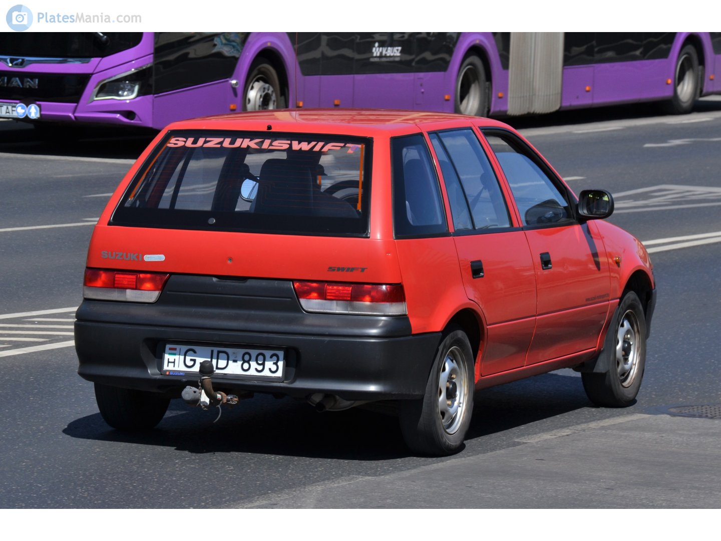GJD-893, Suzuki Swift 2nd gen 5-door Hatch (SF), facelift, 1996–2004